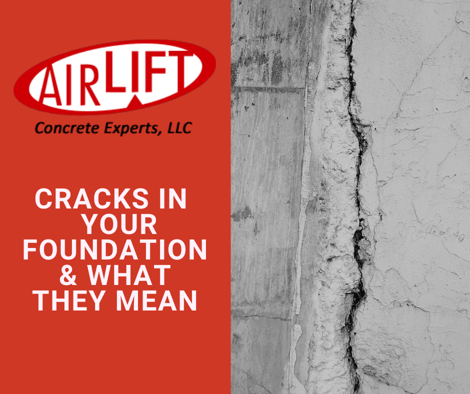 what do different types of foundation crack mean