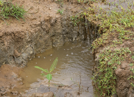 soil erosion can cause subsurface voids