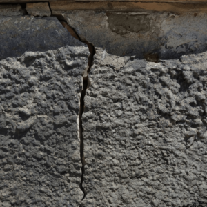 Cracks in your foundation can mean shifting and settling of foundation footings. You may benefit from polyurethane concrete lifing.