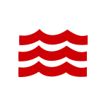 An icon showing waves