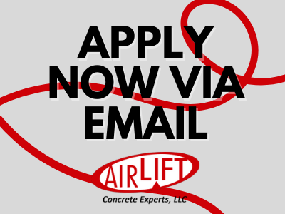 Careers with Airlift Concrete Experts are available to qualified individuals. Apply by email today! 