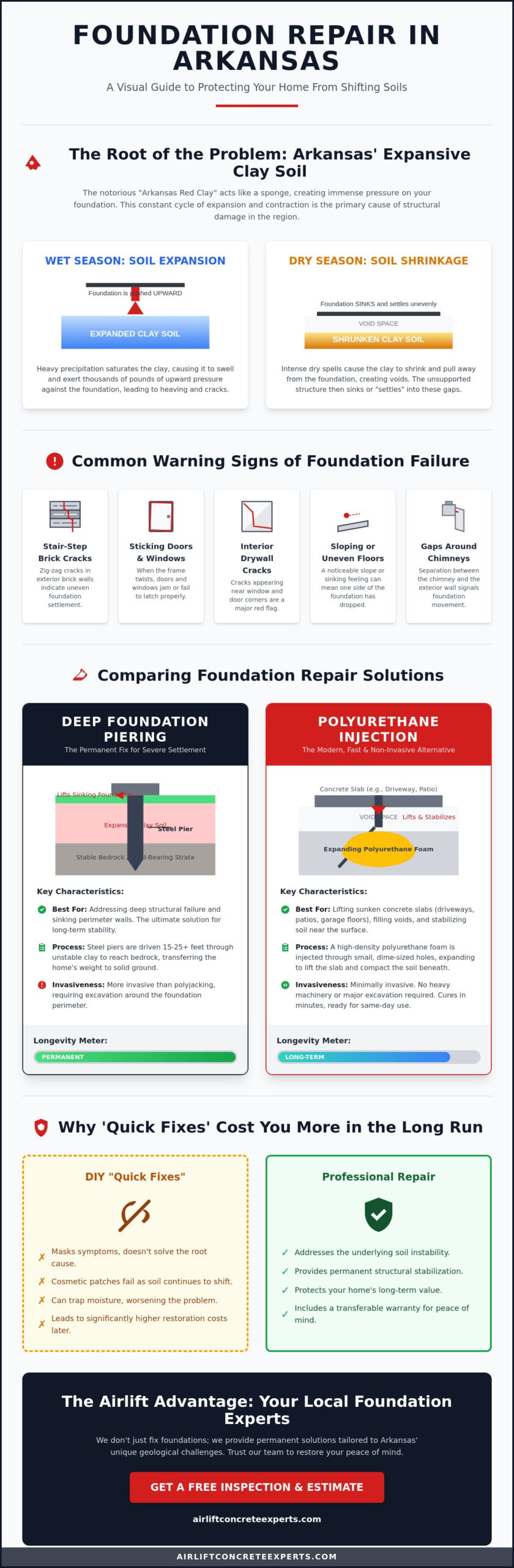 Professional Foundation Repair in Arkansas: The 2026 Homeowner’s Guide